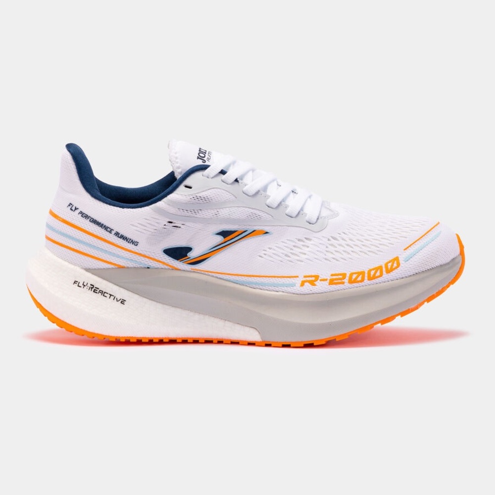 Joma R-2000 Men's White and Orange Sneakers
